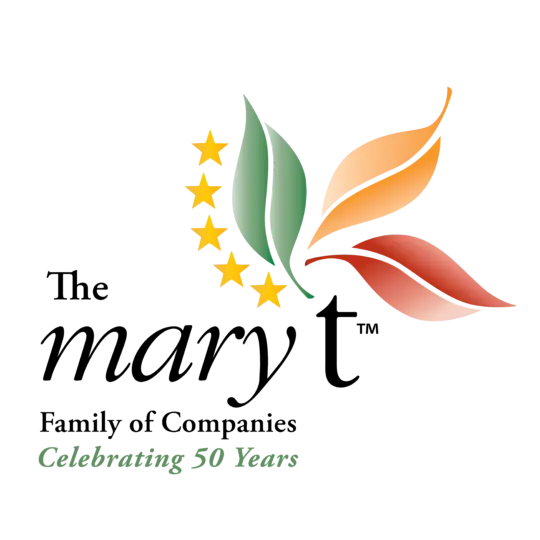 MaryT 50th anniversary logo